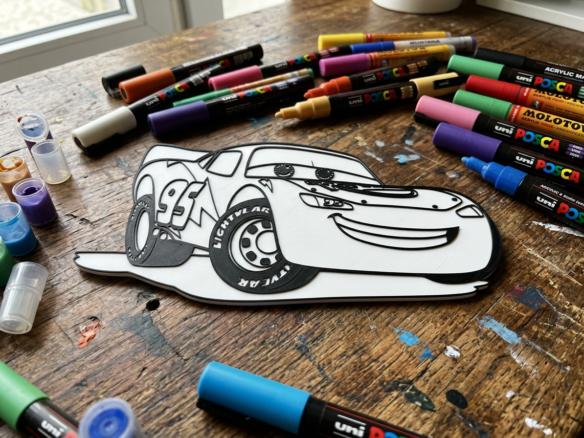 coloring flash mcqueen - cars