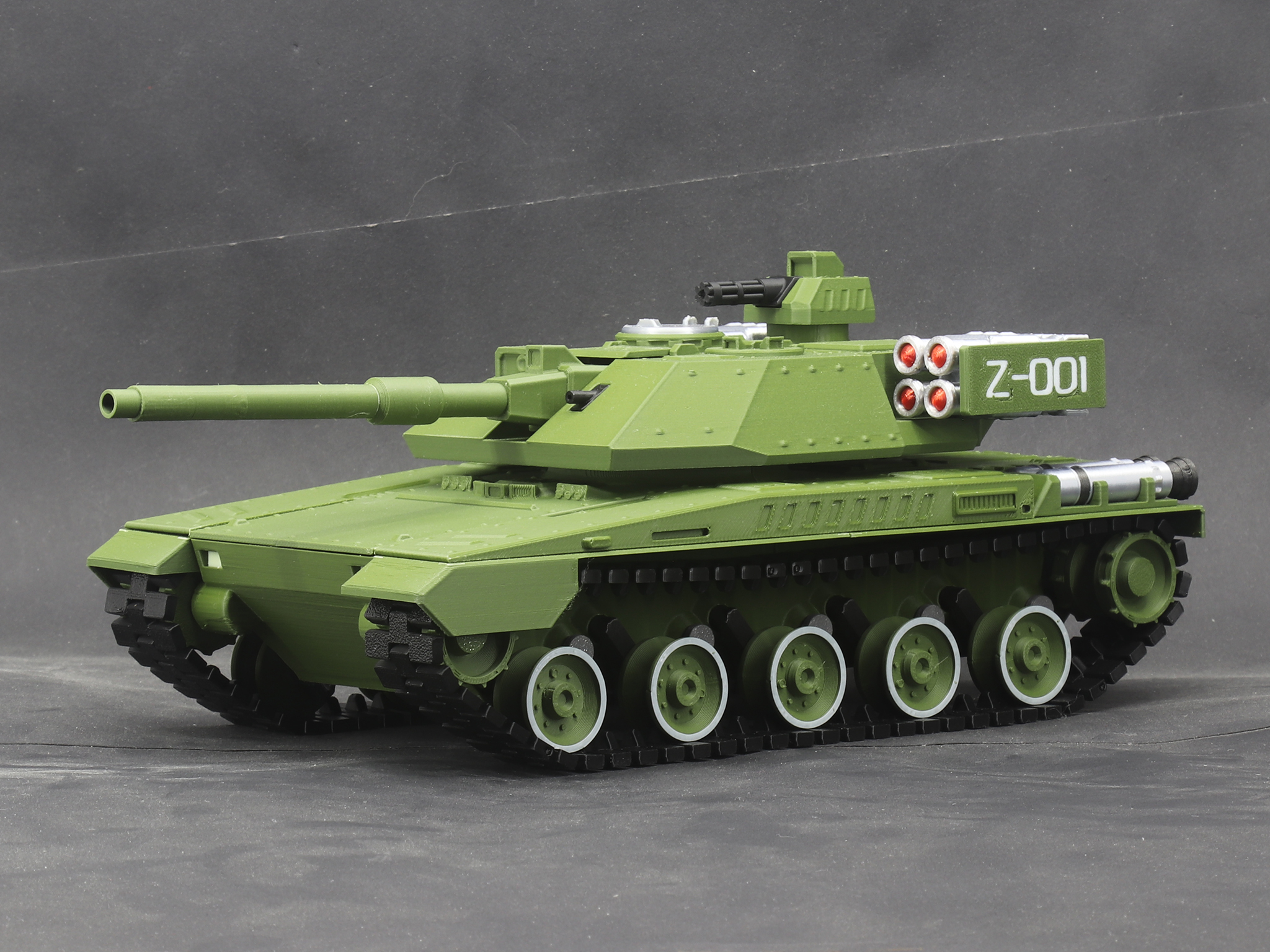 Miniatura 2 do modelo 3D 玄岳Z-001主战坦克1:35比例（无需五金，炮塔履带可动）