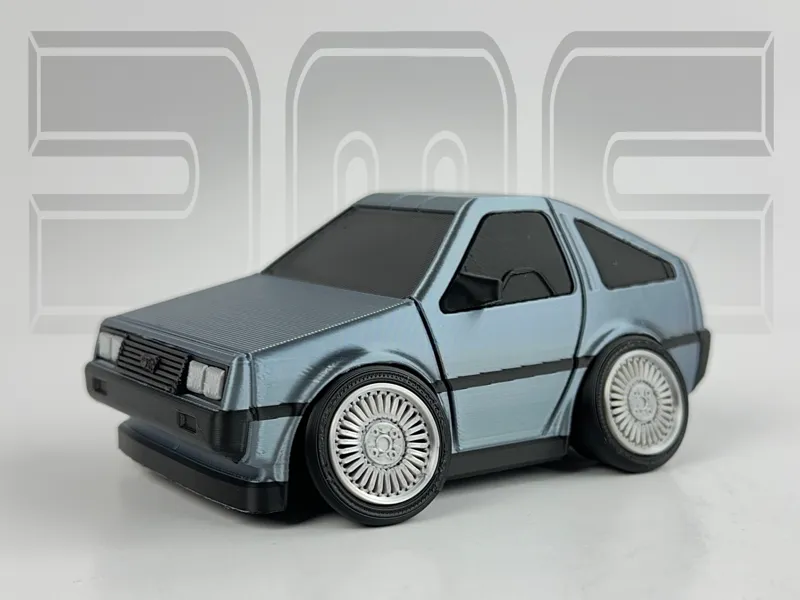 Tooned DeLorean DMC-12