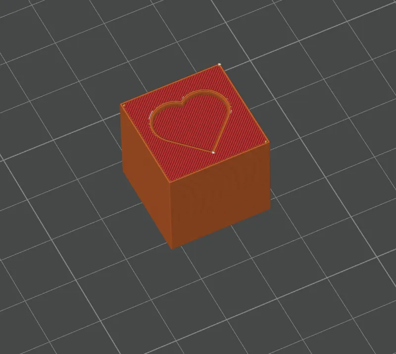 爱心测试方块 love Test block