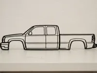Chevrolet Silverado GMT800 - Décoration murale Cateye — photo 2