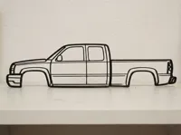 Chevrolet Silverado GMT800 - Décoration murale Cateye — photo 3