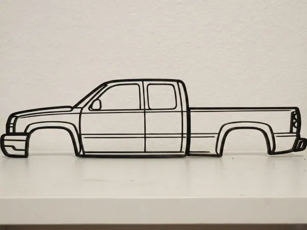 Chevrolet Silverado GMT800 - Décoration murale Cateye