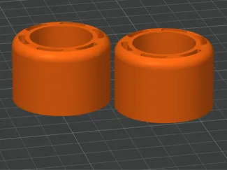 1" to 1.5" Round Adapter / Spacer (cylindrical)