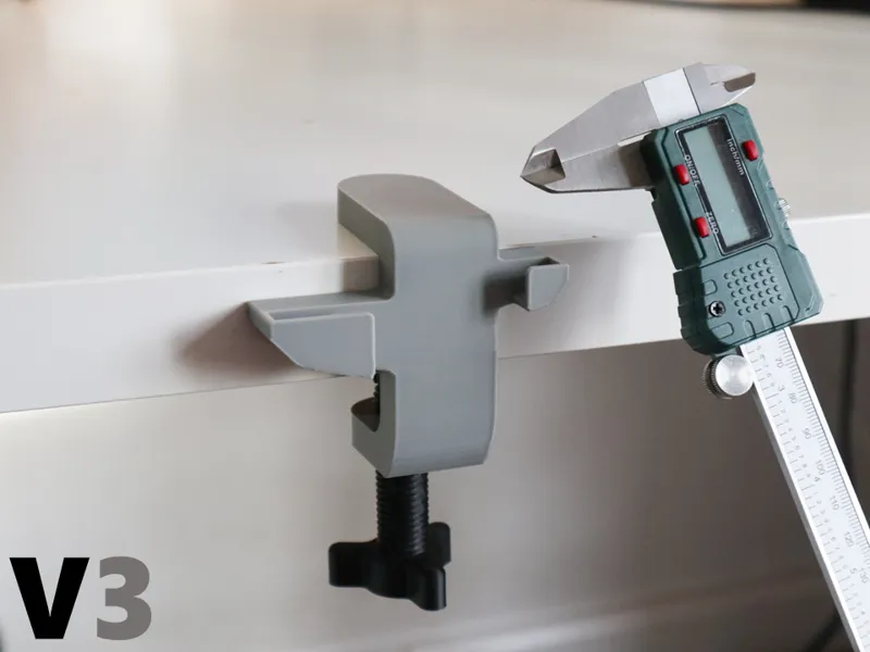 Desk Clamp Caliper Holder