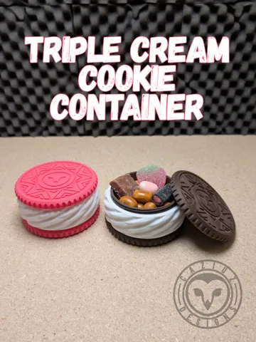 Caja o estuche: Triple Cream Cookie Container Secret Stash Box — vista de referencia 2