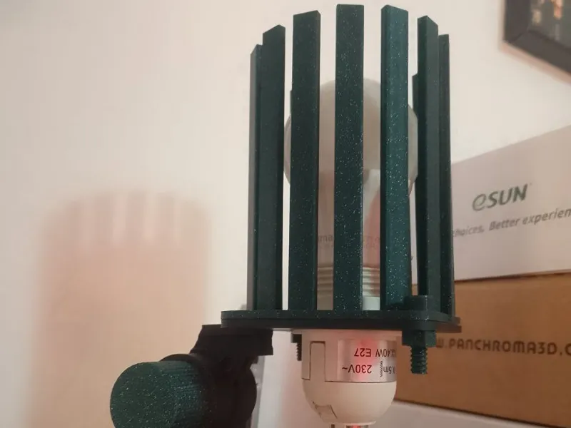 Porta Lampada + Coprilume per Braccio Funky Art