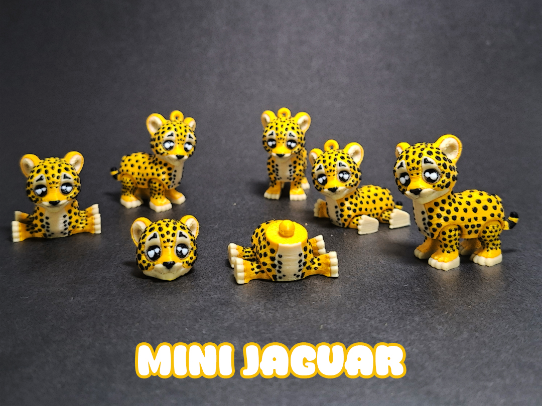 Flexi Baby Jaguar No Supports Commercial License 3D model
