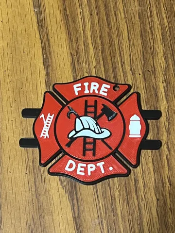 Accesorio para sujetar ligas de cabello: Fire Department Hair Tie Holder — vista de referencia 2