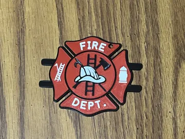 Accesorio para sujetar ligas de cabello: Fire Department Hair Tie Holder — vista de referencia 3