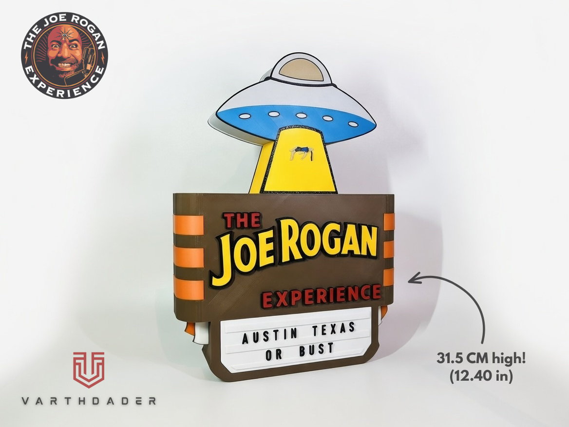 Joe Rogan Experience Sign for Bar or Mancave
