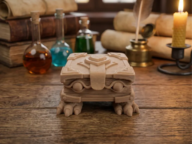 Fantasy Book Mimic - Fantasy Creature Decor