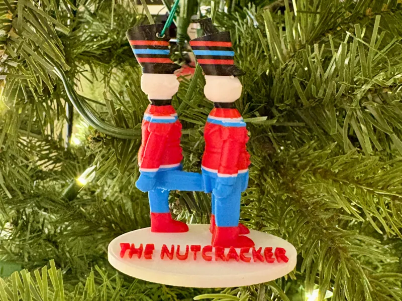 cheeky Nutcracker ornament