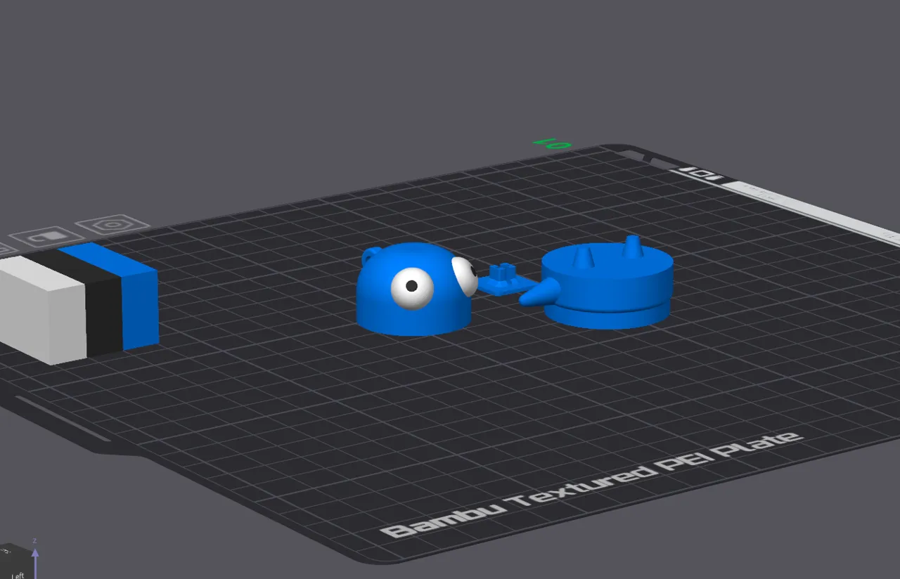 REPO bot keychain fidget clicker view 2