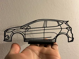 Silhuette Ford Fiesta Mk8,5 
