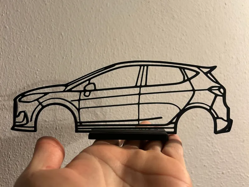 Silhuette Ford Fiesta Mk8,5 
