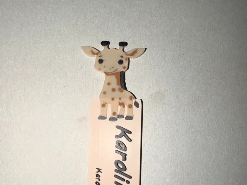 Lesezeichen Giraffe