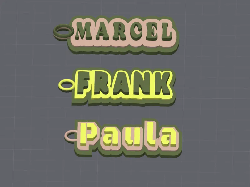 Frank, Paula, Marcel
