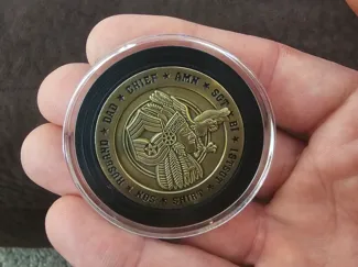 Military Challenge Coin Spacer