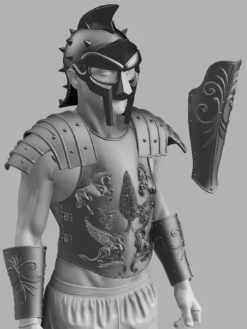 Accesorio de taller: COSPLAY WEARABLE Russell C. Gladiator Armor +Sword — vista de referencia 2