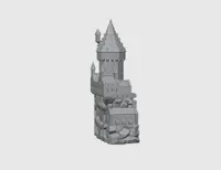 Hogwarts Castle without living quarters