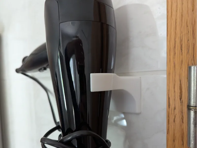 Wall Holder to Tape for Hair Dryer Remington D3198