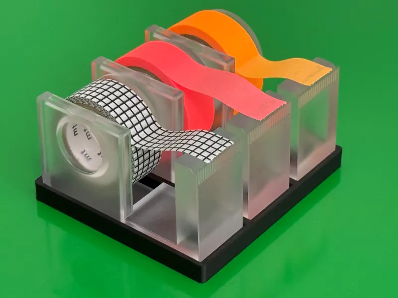 Muji acrylic tape dispenser tray (x3)