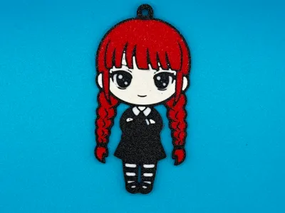 Agnes Chibi Keychain – Nevermore’s Secretive Soul