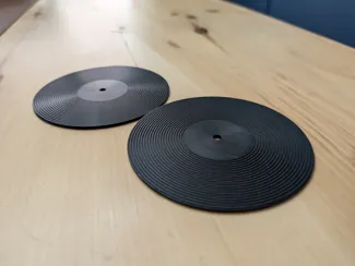 Vinyl Record Coaster