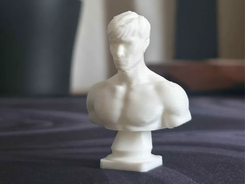 David Laid Statue