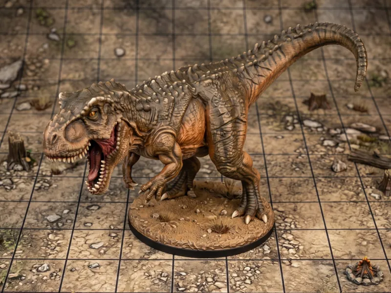 DnD Tyrannosaurus Rex miniature (Polymorph)