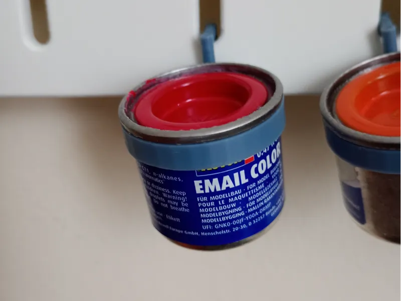 Revell email color holder for Ikea Skadis
