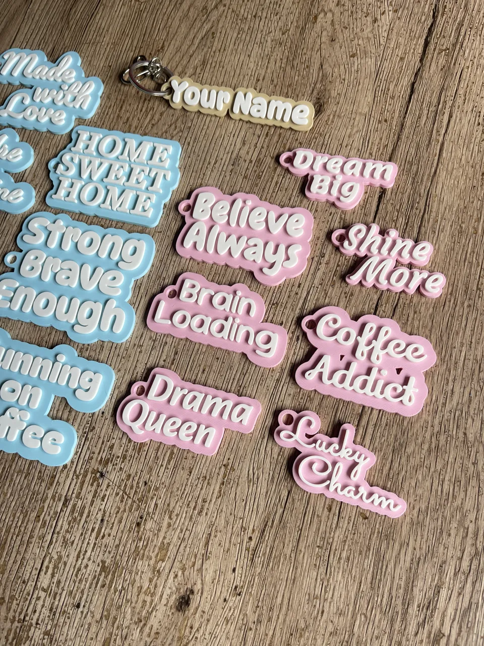 Customizable Name Keychains view 4