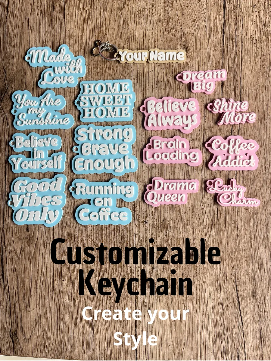 Customizable Name Keychains view 2