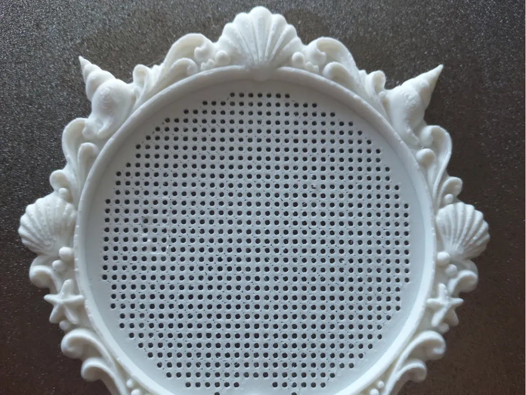 Printable Cross Seashell cross stitch frame - Free 3D Print Model - MakerWorld