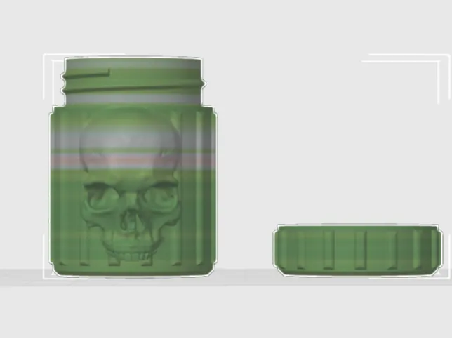 Skull Battery Case AA