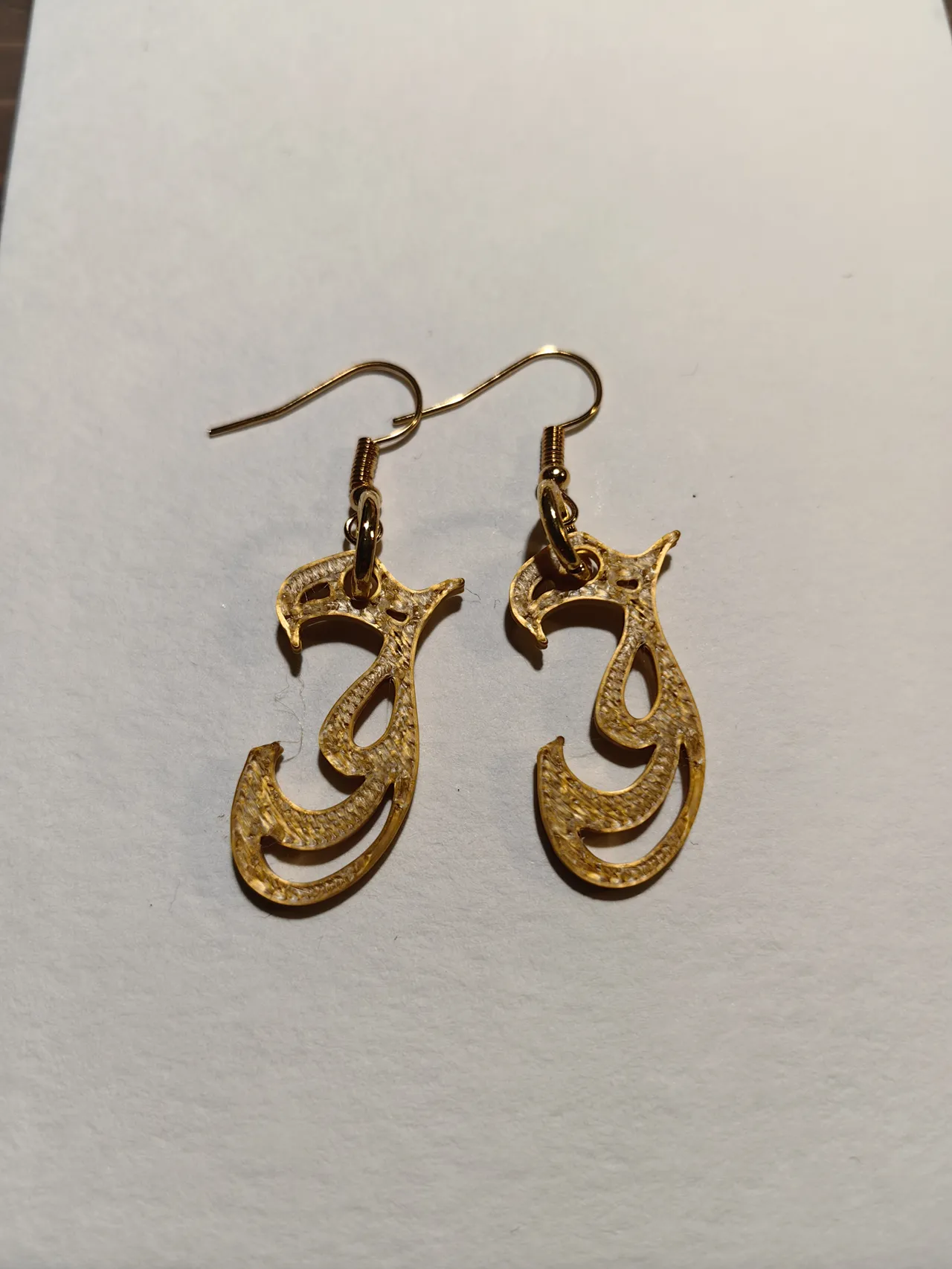 Earrings - "JJ" view 2