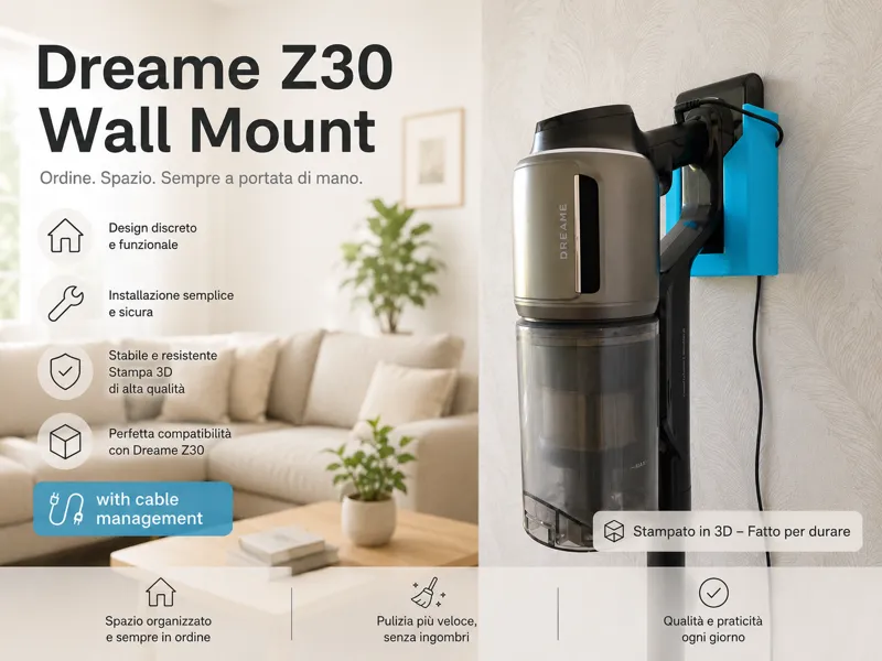 Supporto Muro Dreame Z30