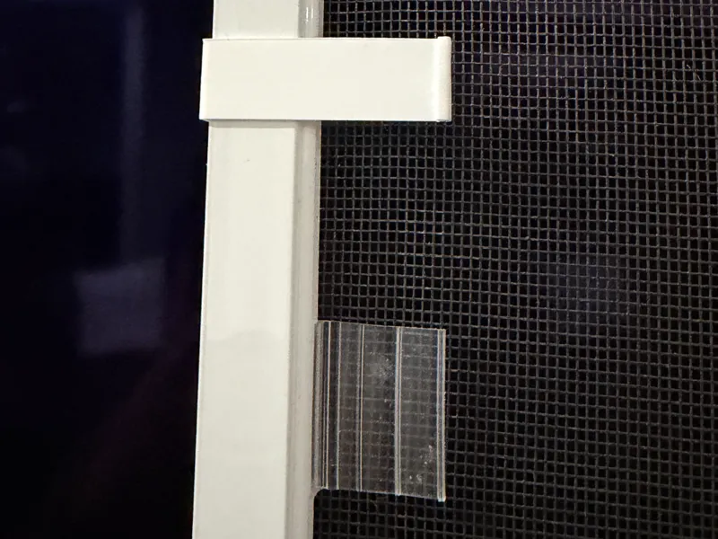 Window screen pull tab
