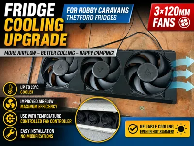Thetford Fridge Fan Adapter Hobby Caravan