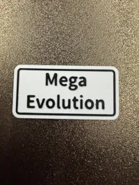 mega evolution sign 0.2mm layer, 2 walls, 15% infill