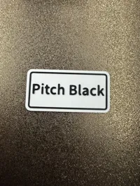 pitch black sign 0.2mm layer, 2 walls, 15% infill