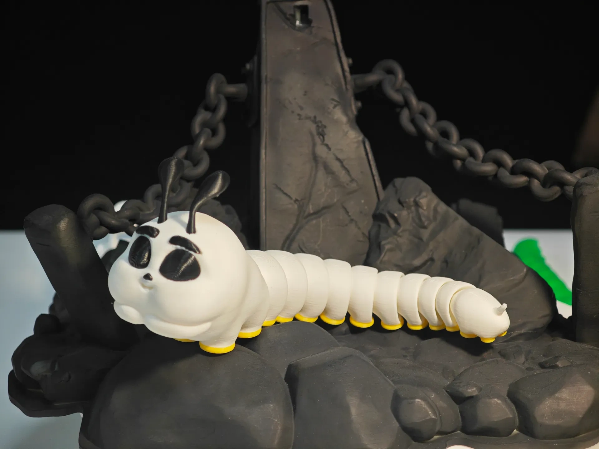 一体打印铰链可动毛毛虫