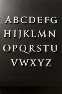 Alphabet complet police Banga MN — photo 2