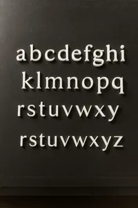 Alphabet complet police Banga MN — photo 4