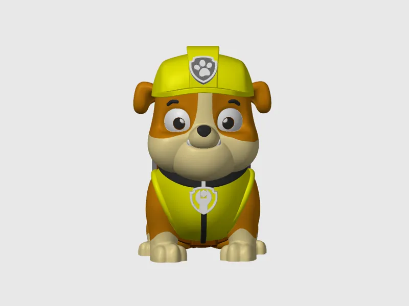 Rubble Multicolor (Paw Patrol)