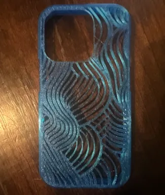 Iphone 14 Pro TPU with Wave Pattern