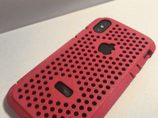 iPhone X/XS Case PLA/PETG (With Cooling Holes)