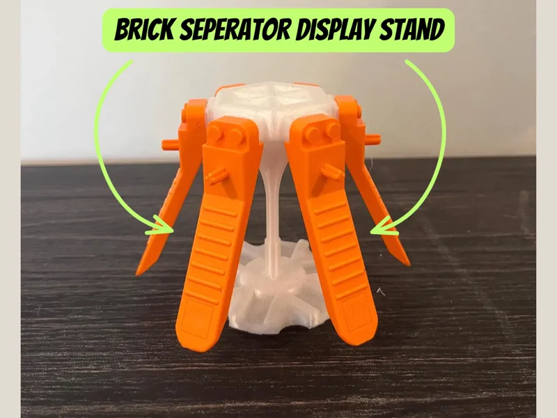 Rotating Brick Separator Display Stand