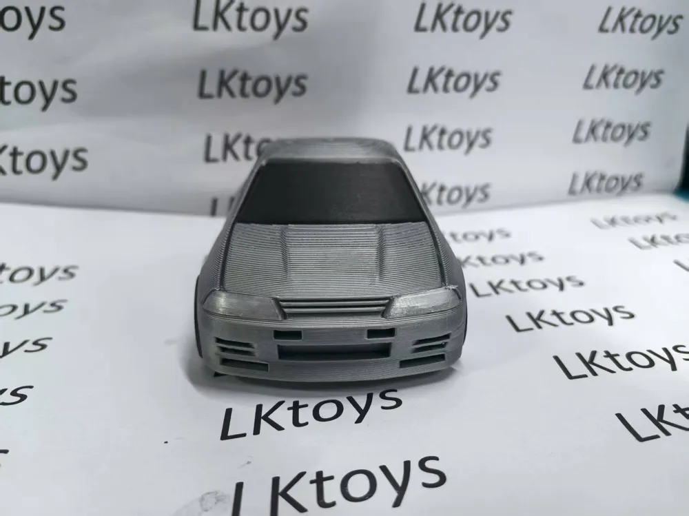 Chibi R32 SKYLINE GTR R32 Multi-part Print Paint-free Chibi Toy Sports Car by ...